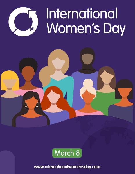 International Women's Day March 8th